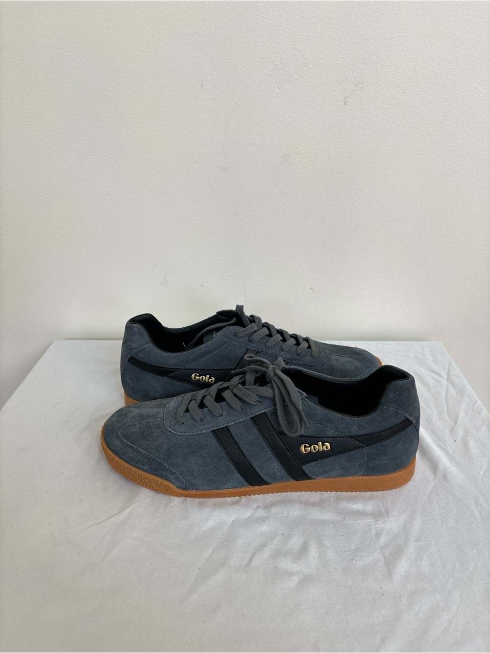 Gola Harrier Suede Sneakers Sz 11.5 Eu 44.5 Graphite black colorway New
